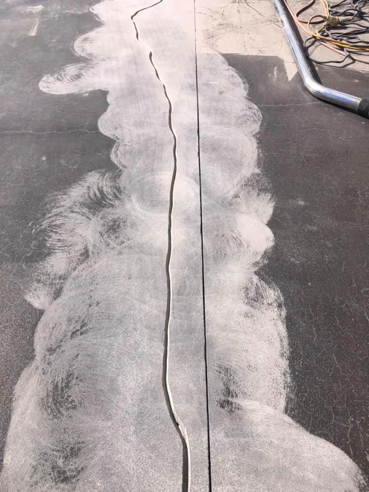 Dulux Avista Accredited Applicators Spray On Transformations completed a full concrete crack repair on this driveway using the Dulux Avista Concrete Crack Repair Kit.