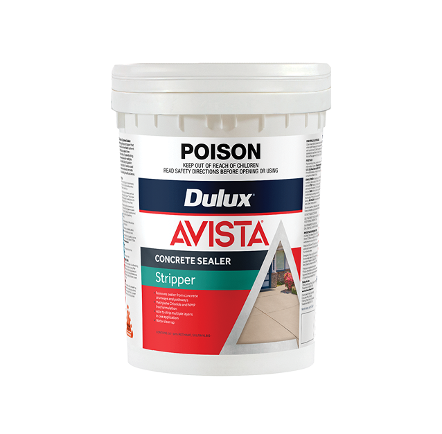 Dulux Avista Concrete Sealer Stripper Plasticpail 20Kg V2 FD278017 20L