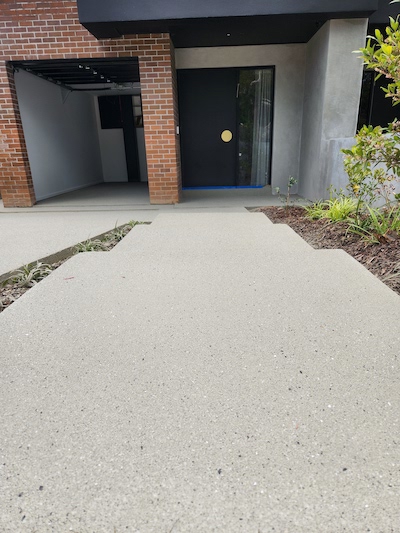 Driveway resurfacing by King-Crete Solutions.