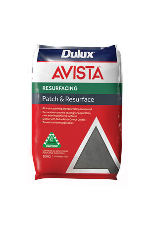 Dulux Avista Patch & Resurface 10KG Bag RENDER 500X500