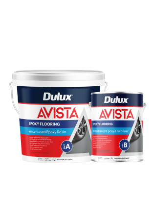 Dulux Avista Internal Flooring Waterbased Epoxy Part A And B GROUP FD400501 5L FD400500 5L