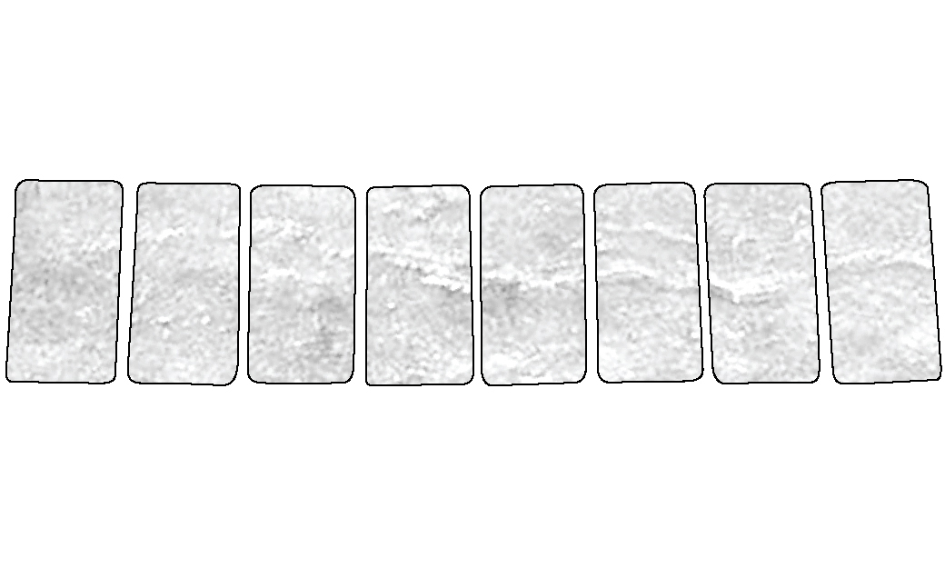 Antique Brick Straight Border