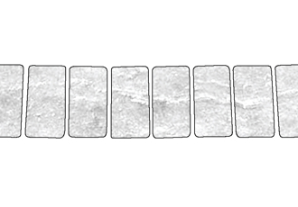 Antique Brick Straight Border
