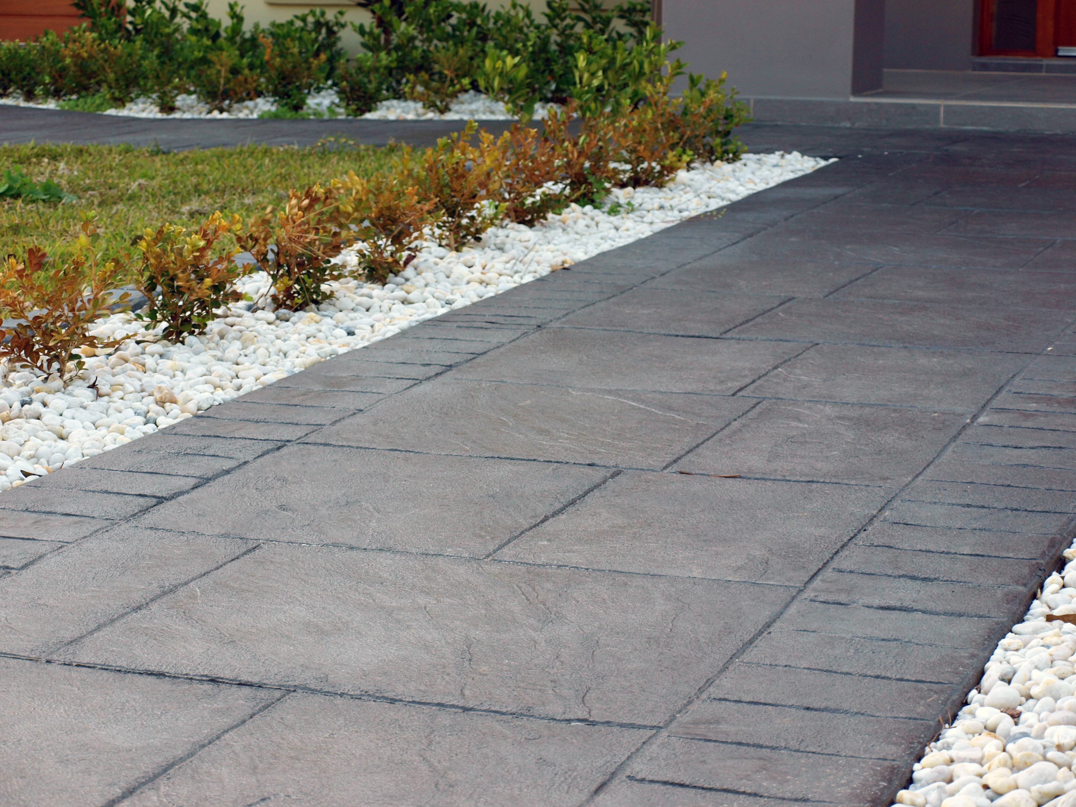 Slate with Walkway Slate Stamp