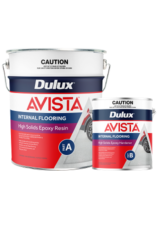 Dulux Avista Internal Flooring High Solids Epoxy Hardener Part A And B GROUP FD478086 6L & FD478088 4L