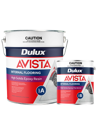 Dulux Avista Internal Flooring High Solids Epoxy Hardener Part A And B GROUP FD478086 6L & FD478088 4L