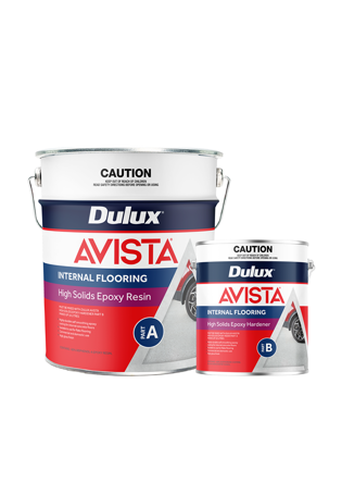 Dulux Avista Internal Flooring High Solids Epoxy Hardener Part A And B GROUP FD478086 6L & FD478088 4L