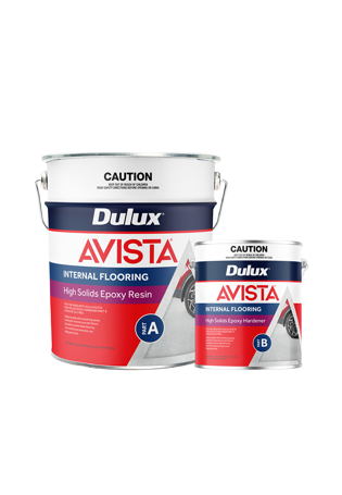 Dulux Avista Internal Flooring High Solids Epoxy Hardener Part A And B GROUP FD478086 6L & FD478088 4L