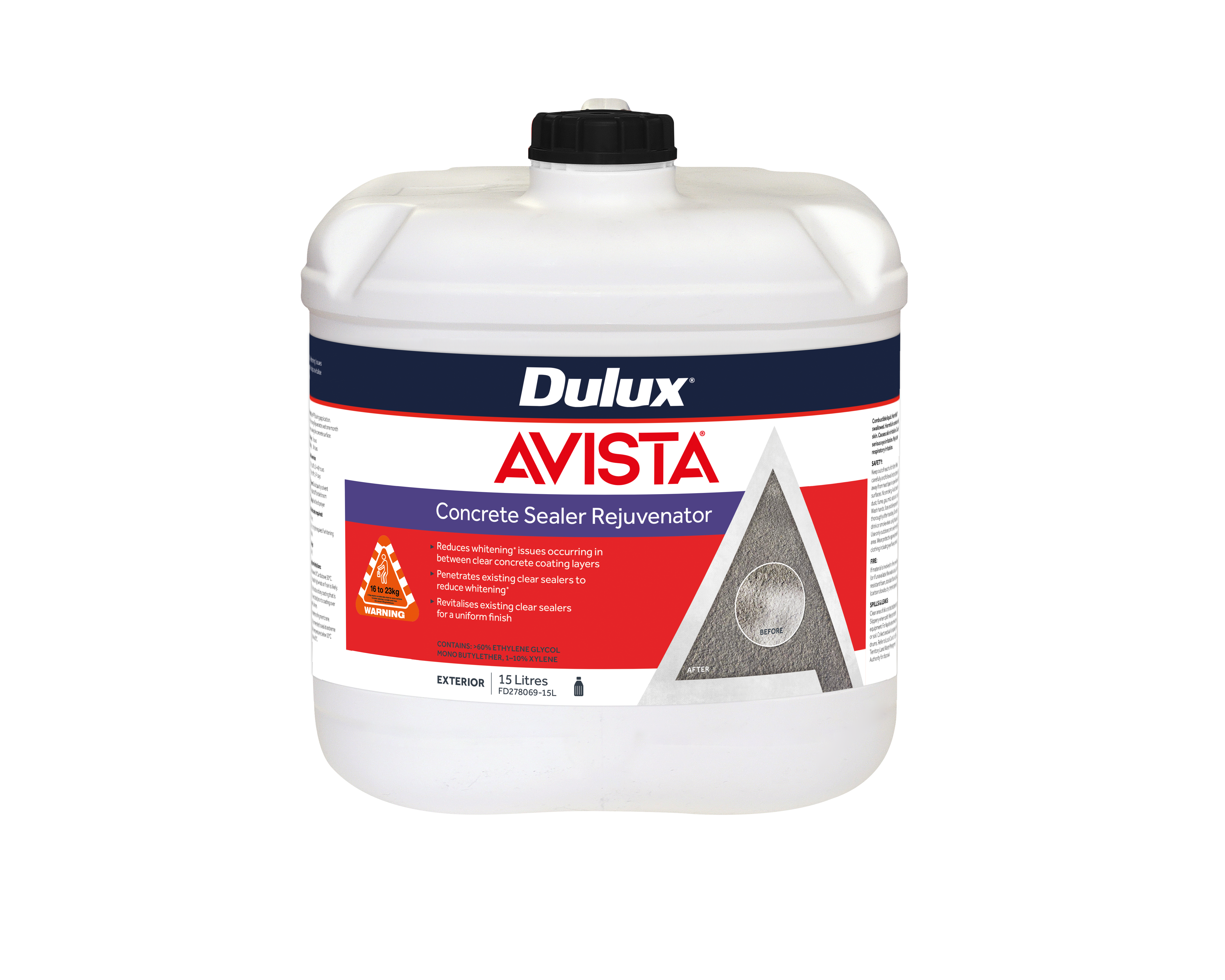 DLX2998 Dulux Avista Rejuvenator 15L Plastic Jerry Can