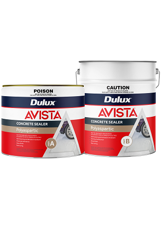 Dulux Avista Concrete Sealer Polyaspartic Part A And B GROUP FD278058 10L & FD278059 10L