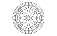 Stencil Star Compass