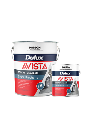 Dulux Avista Concrete Sealer 2 Pack Urethane Part A And B GROUP FD200555 8.75L & FD200556 1.25L