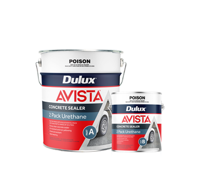 Dulux Avista Concrete Sealer 2 Pack Urethane Part A And B GROUP FD200555 8.75L & FD200556 1.25L